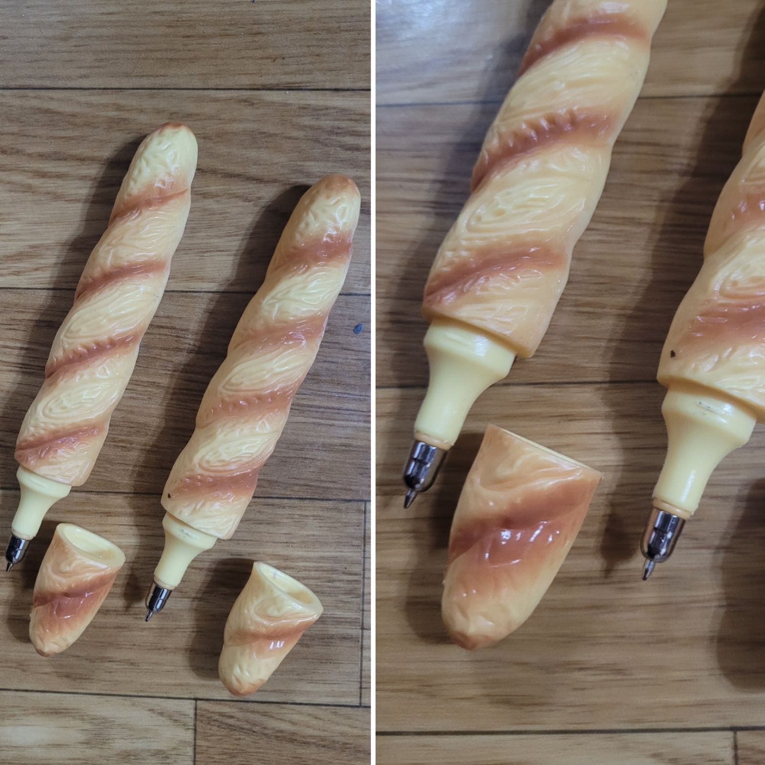 Ручки шариковые разной формы