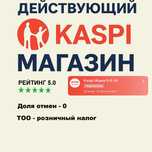 Продам Kaspi магазин ТОО.