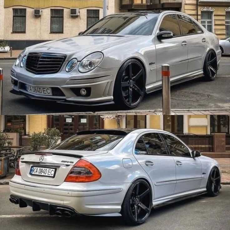В продаже бампер Mercedes W211 AMG 6.3 рестайлинг Бампер, пороги, губа