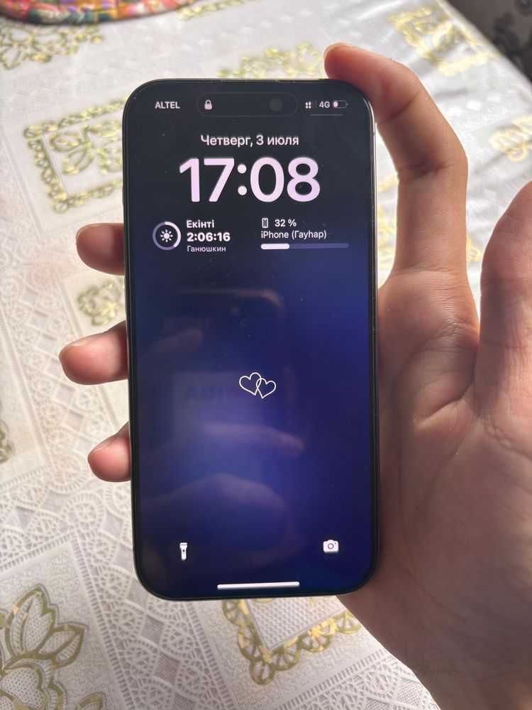 iPhone 15 pro.