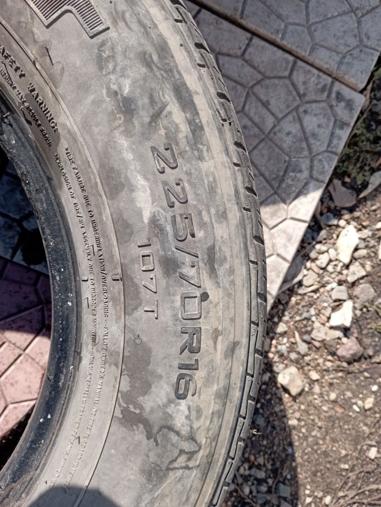 Шины летние 225/70/16