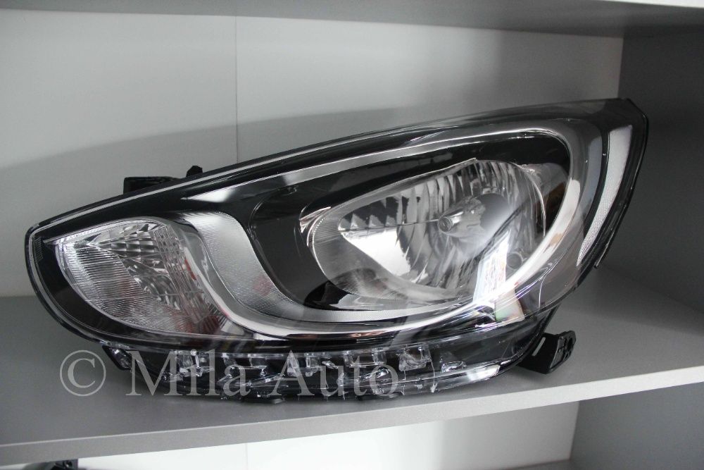 Бампер Акцент Солярис Accent Solaris Киа Рио (капот, фара, радиатор)