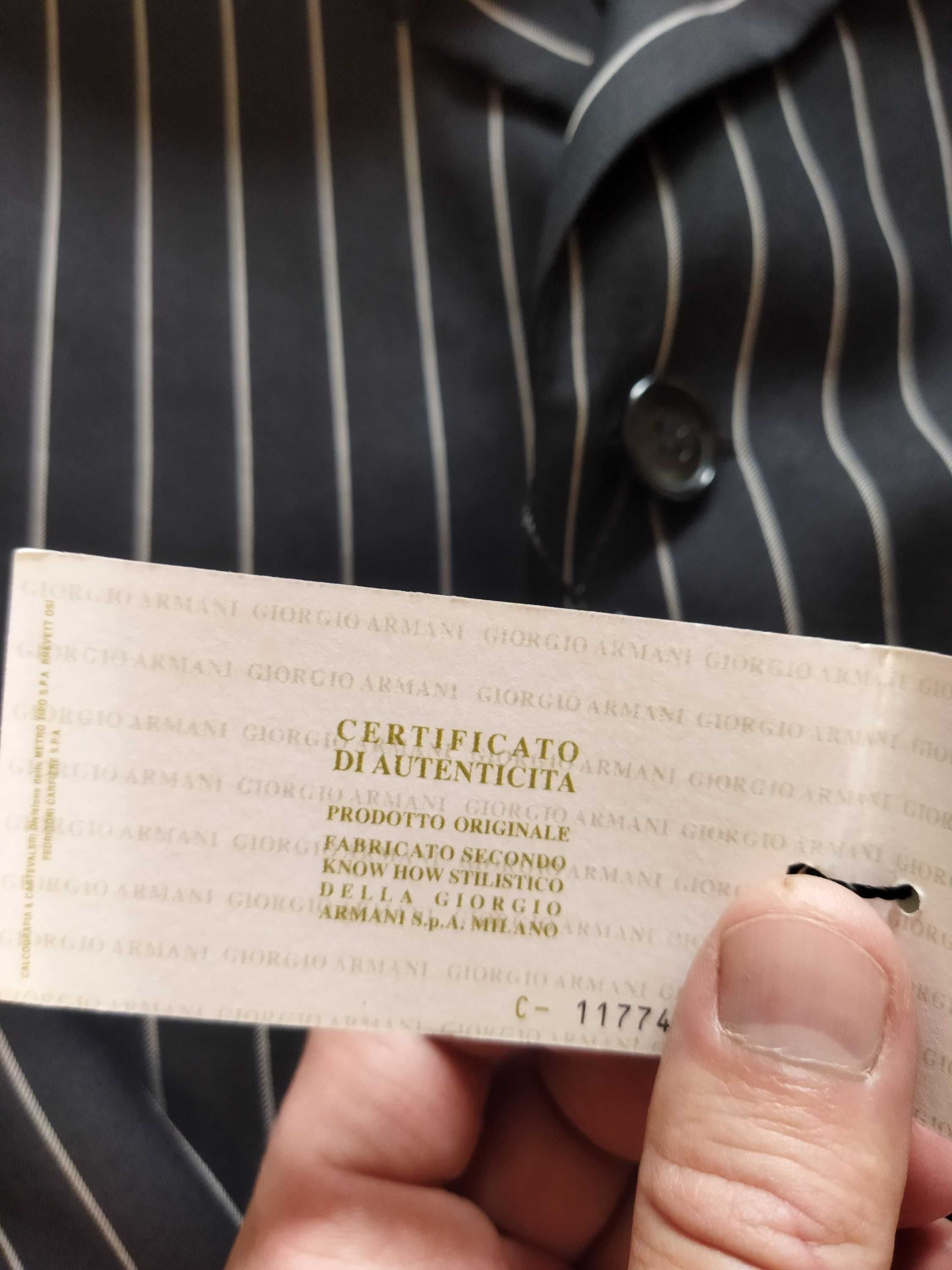 Костюм мужской Giorgio Armani (Италия),шерсть,оригинал,новый,р-р 52