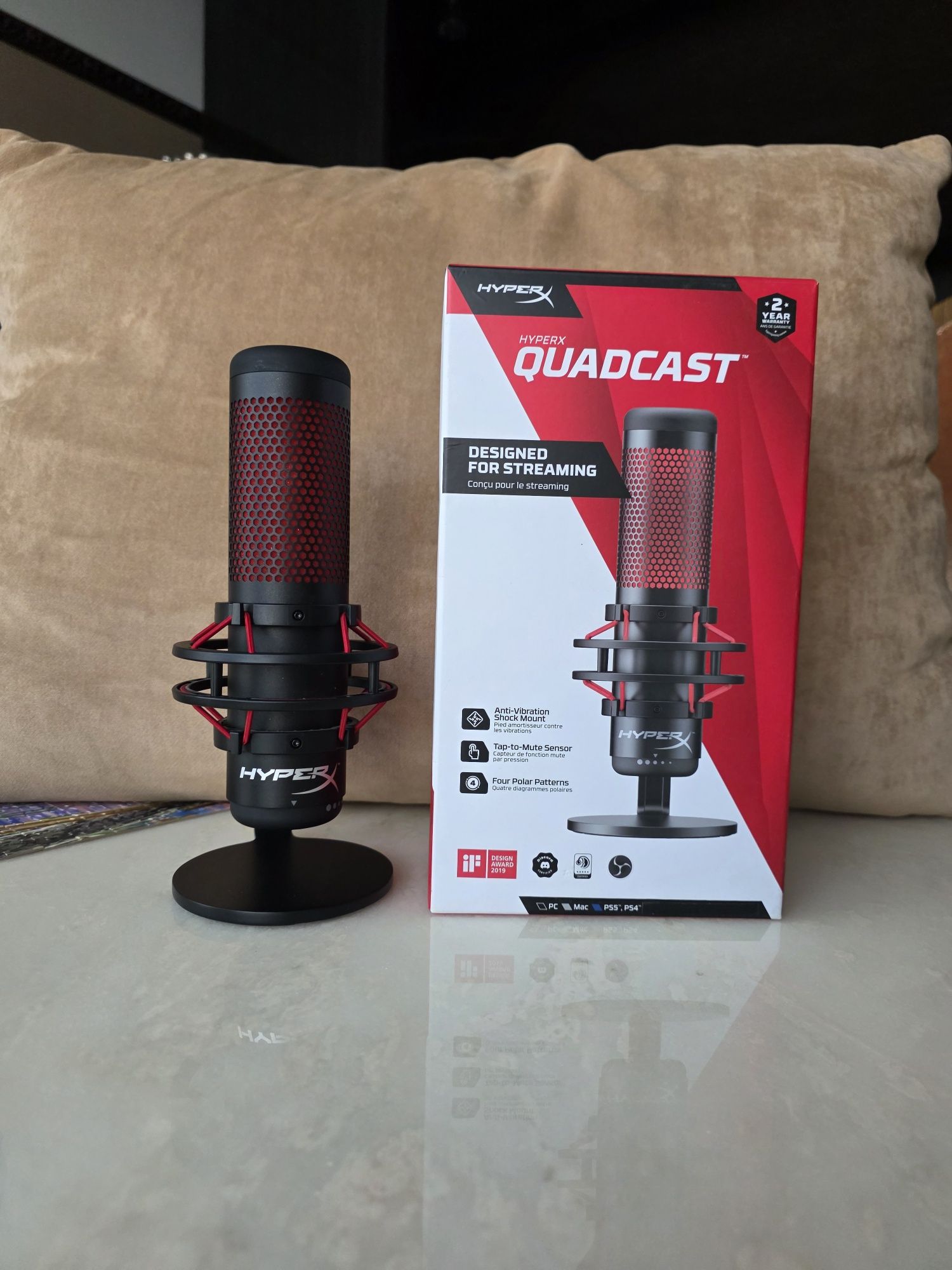 Микрофн HyperX Quadcast