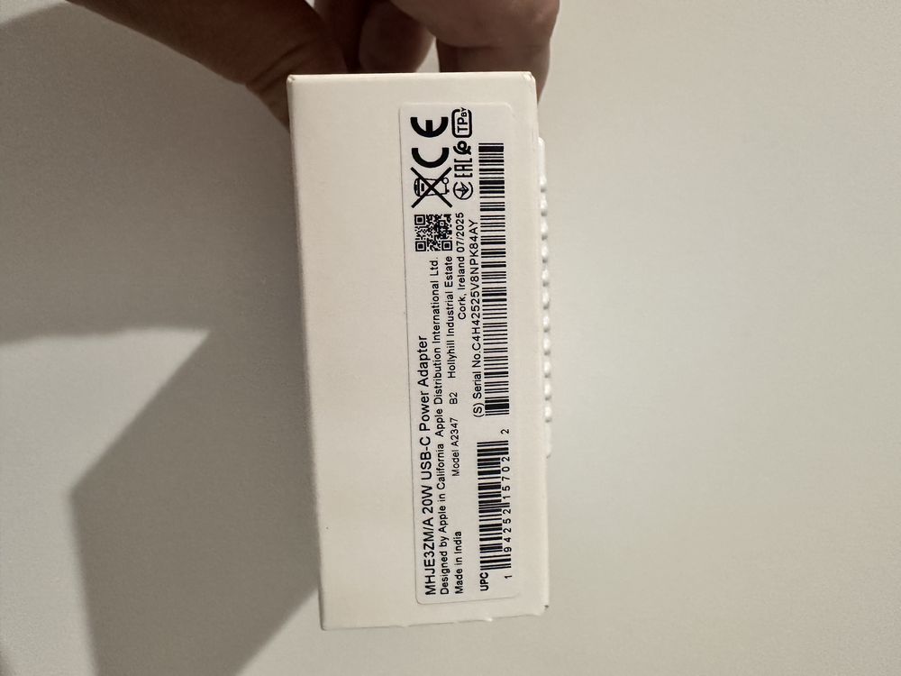 Адаптер айфон USB-C 20 W