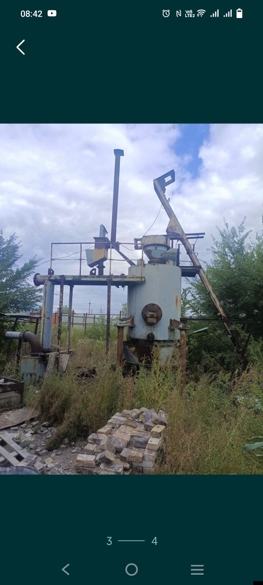 Продам пиролизную печь на угле.