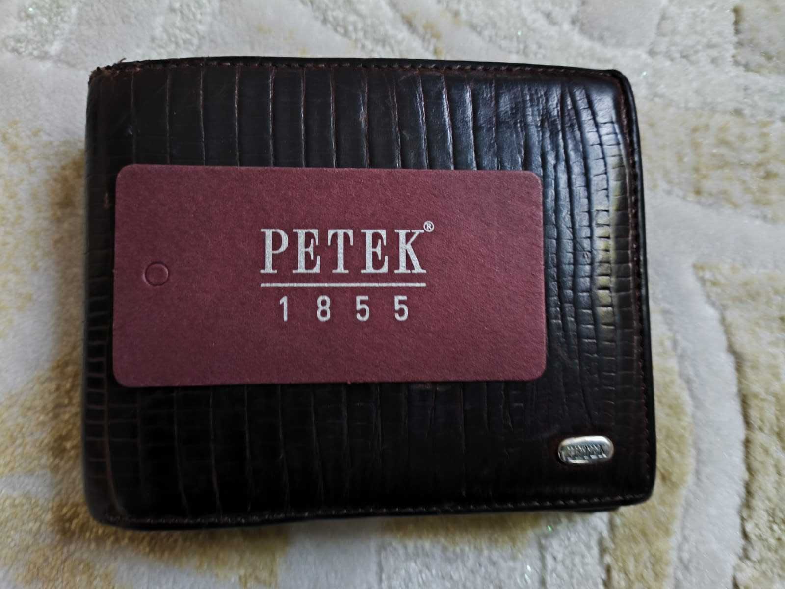 Мужское портмоне Petek (бумажник). WhatsApp пишите.