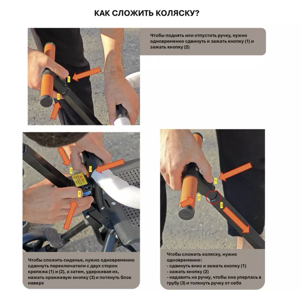 Ультралегкая прогулочная коляска