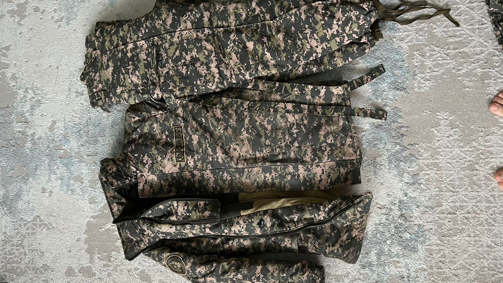 Военный зимний бушлат