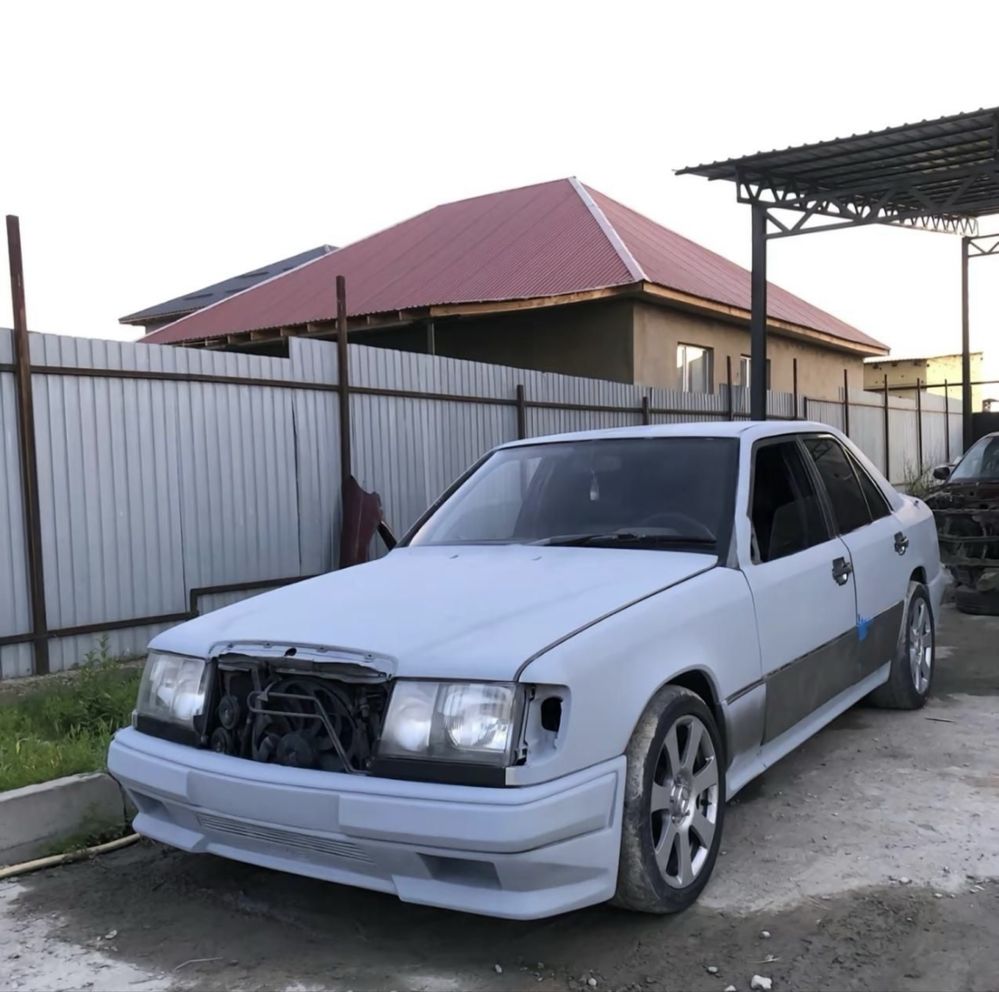 Мерседес w124 бампер передний задний порог спойлер амг обвес решетка