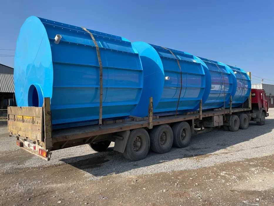 Емкость, Резервуар, Бочки из полипропилена со сборкой внутри помещения