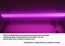 светодиодные ФИТО-ЛАМПЫ линейные фито-светильники для растений рассады