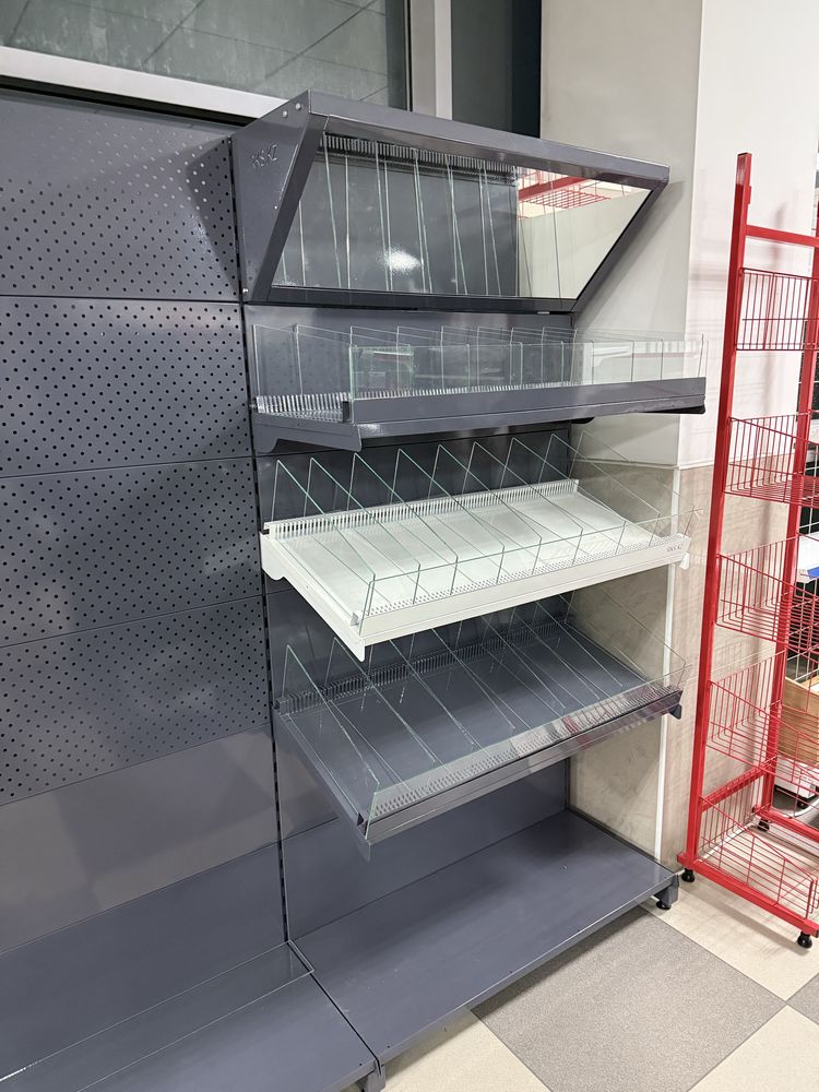 Торговые стеллажи полки для магазина. Торговое оборудование