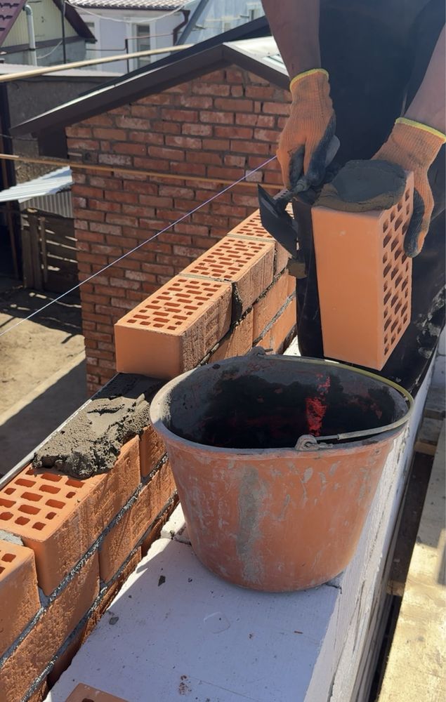Строительство домов, коттеджи, кладка кирпича, газоблок, керамзит,