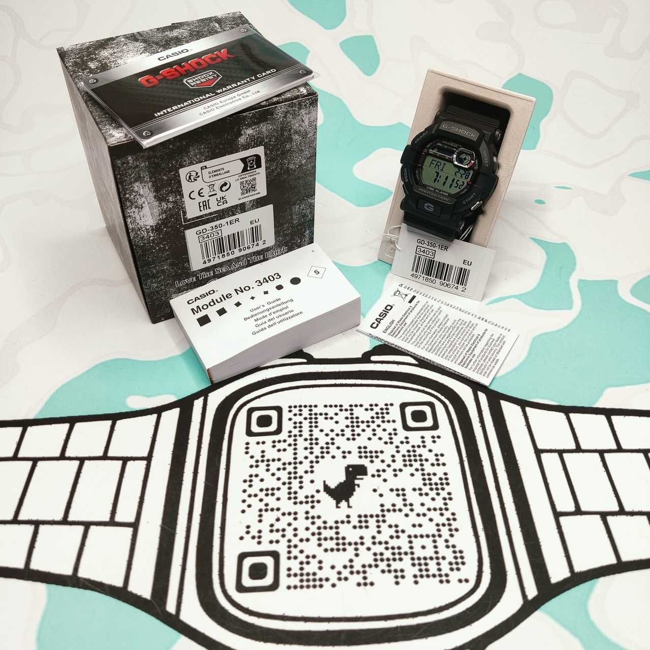 Наручные часы Casio G-Shock GD-350-1 оригинал цифровые