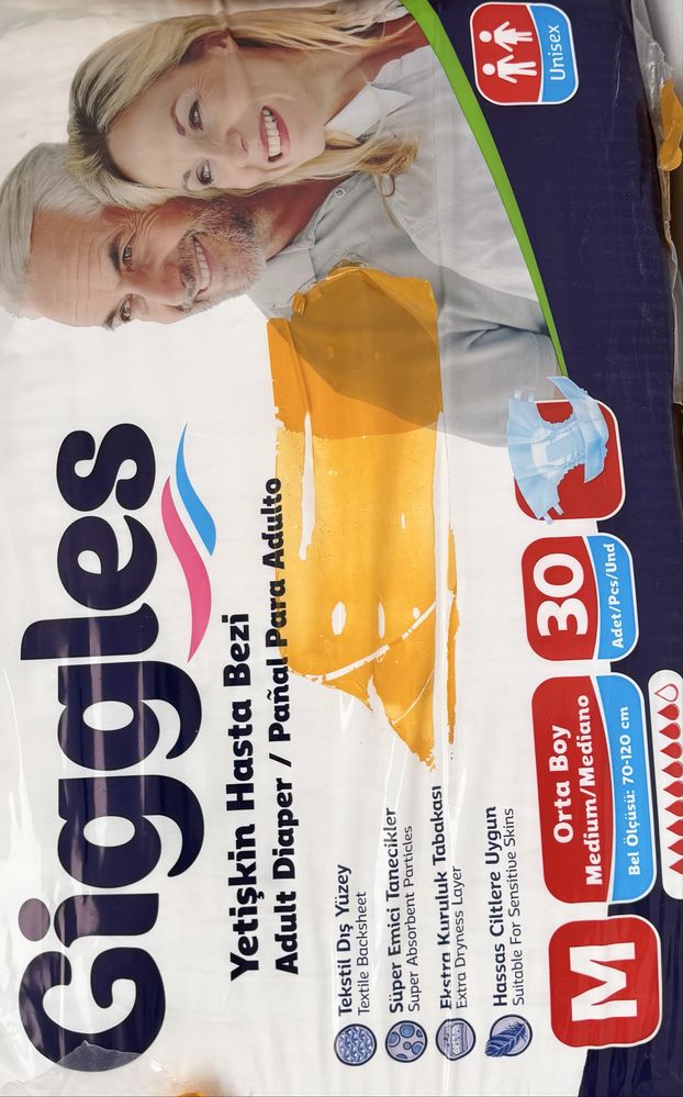 Подгузники Giggles M
