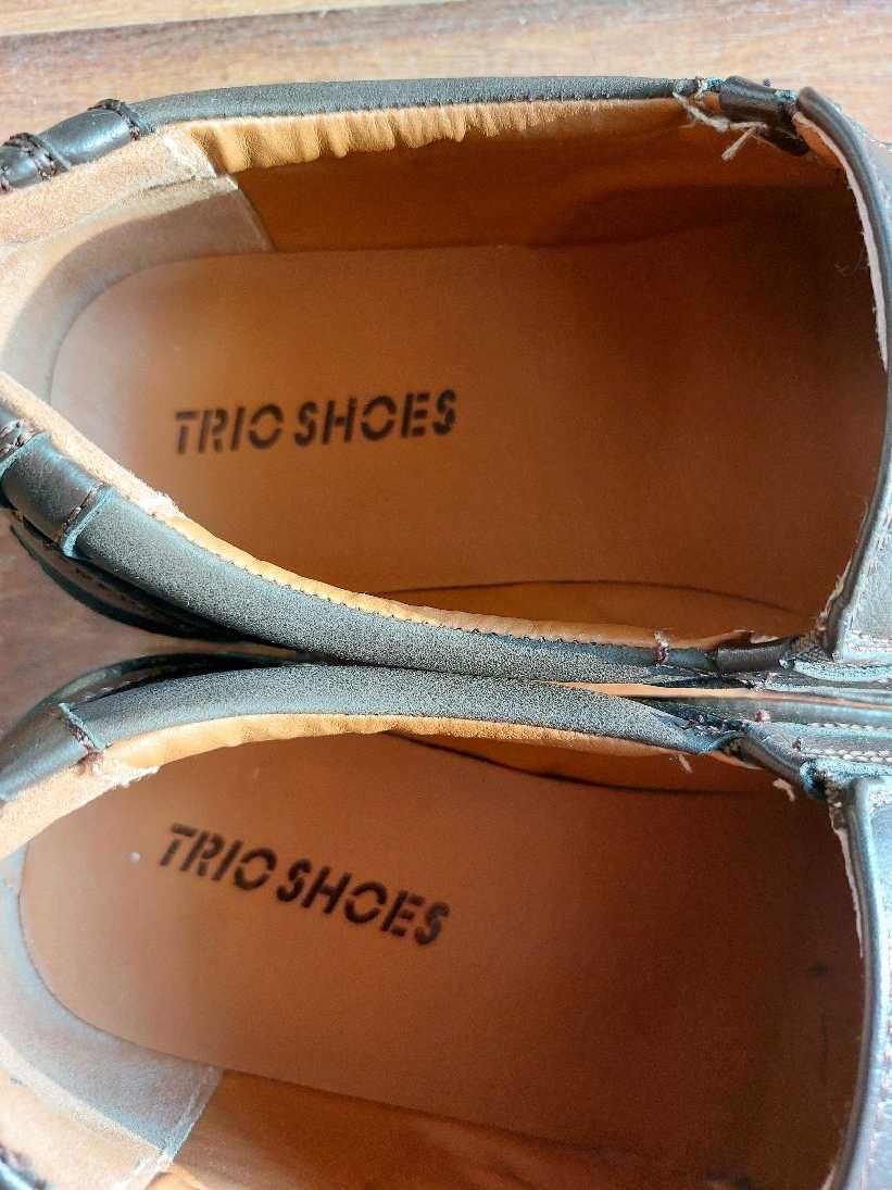 Кожаные туфли «TRIO SHOES» Россия. 43 размер.