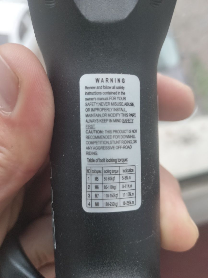 Вынос Giant 100mm, руль MTB