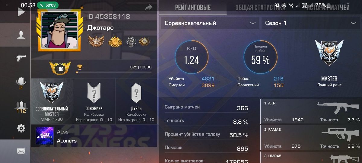Аккаунт standoff 2