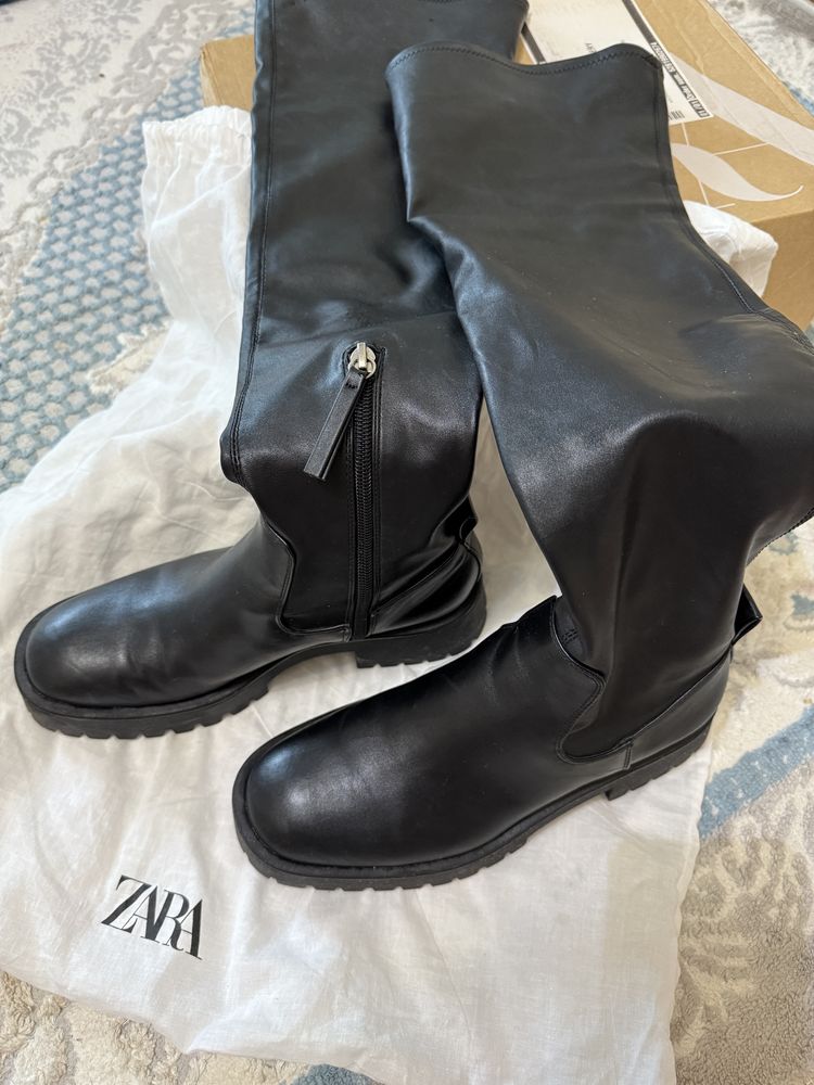 Продам ботфорты ZARA