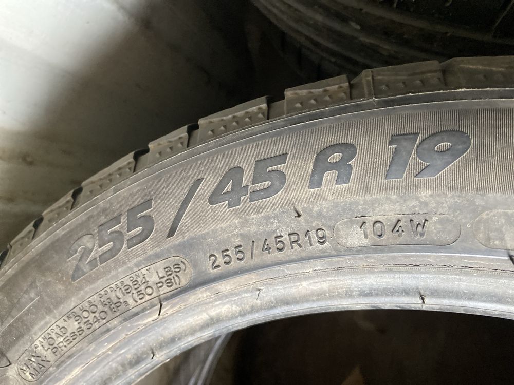 255/45/19, б/у авто шин
