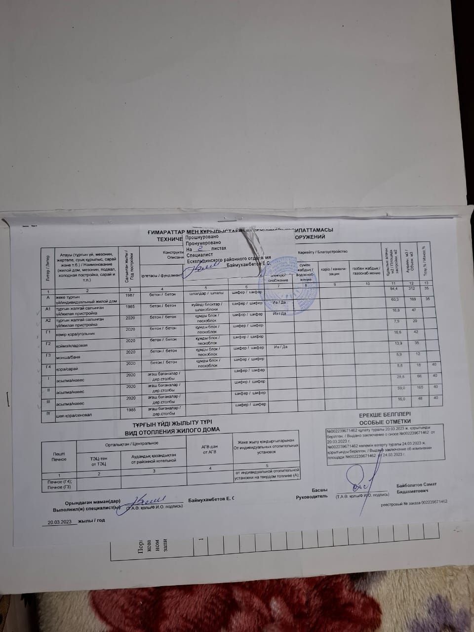 Дом в пригороде селе Бактыбай