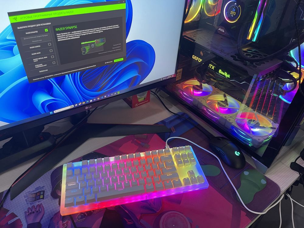 Механическая игровая клавиатура Womier HSK87