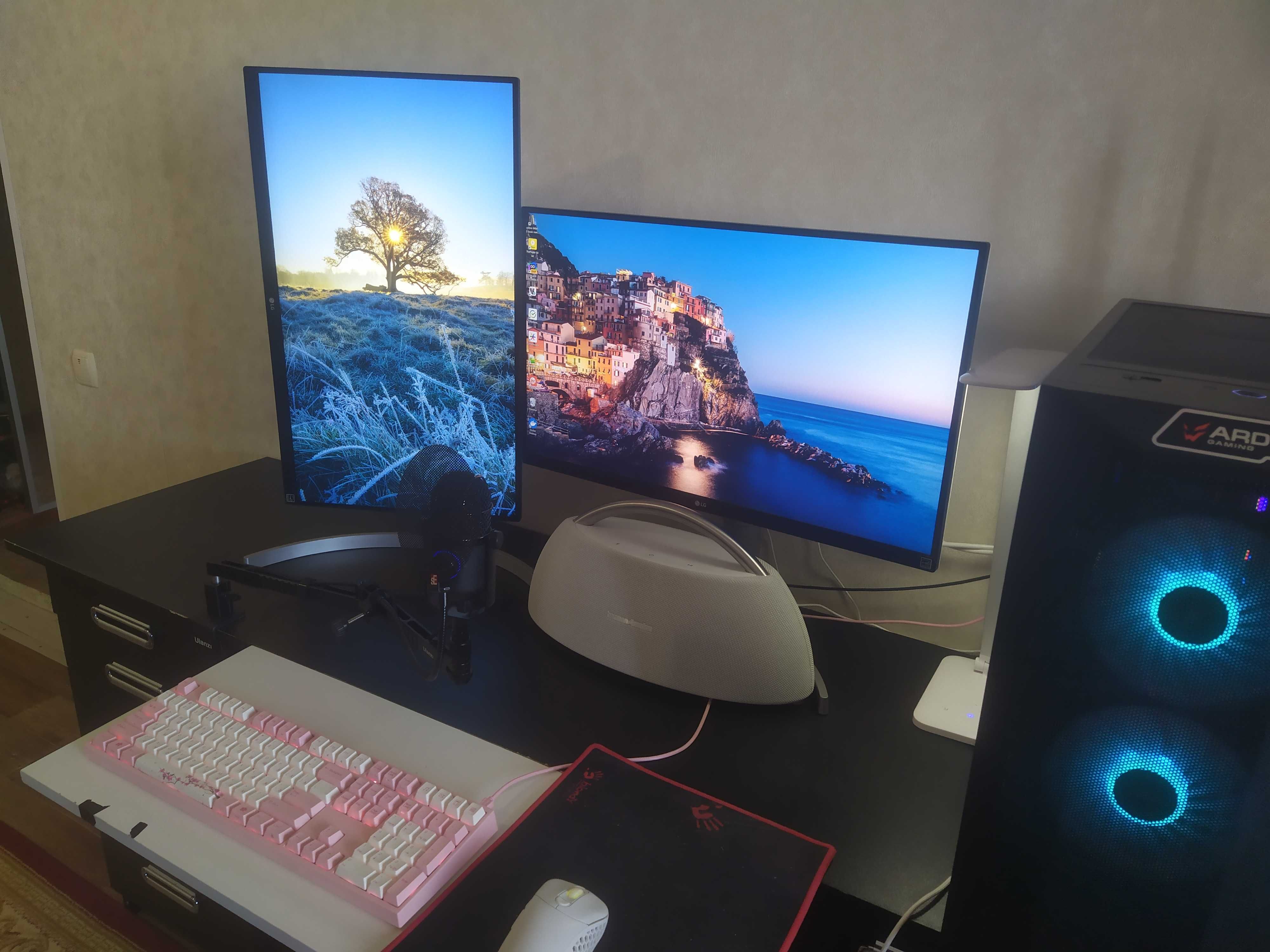 Монитор LG 27UL650-W — 4K HDR, IPS, белый. Идеален для глаз!
