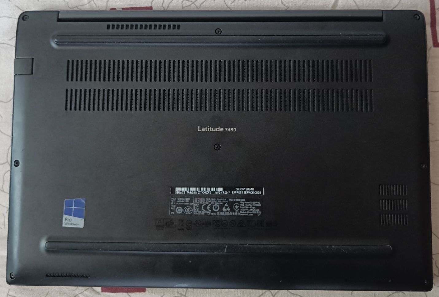 Dell Latitude 7480 i7 Сенсор
