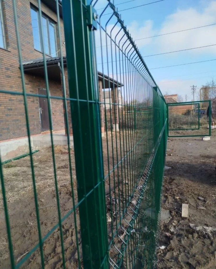 3D забор с установкой, монтаж 3д забора