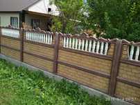 Декоративные бетонные заборы