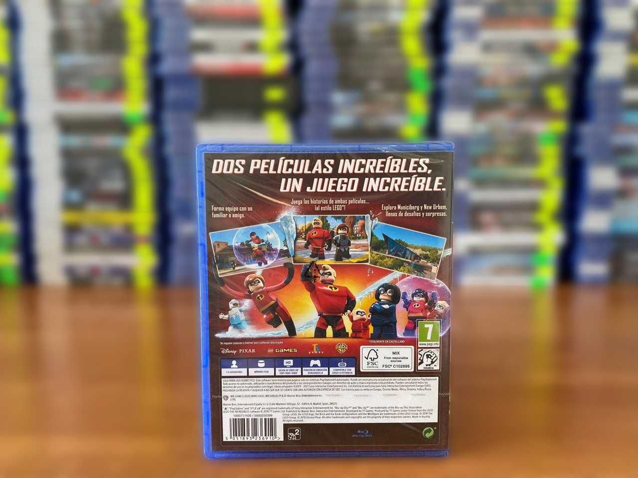 Новый ЛЕГО Суперсемейка/ LEGO The Incredibles PS4/PS5 Много Игр