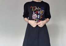 Платье с рукавами от LOVE MOSCHINO