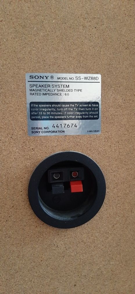 новые колонки фирмы sony