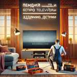 Ремонт телевизоров! Быстро! Качественно! Недорого!
