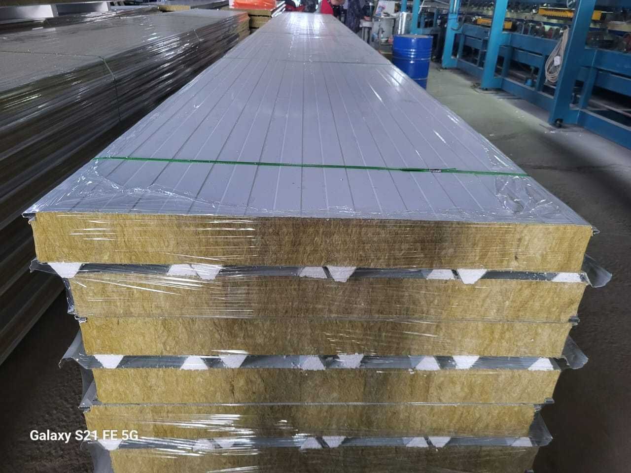 Завод изготавливает сендвич панели от 9000 тенге