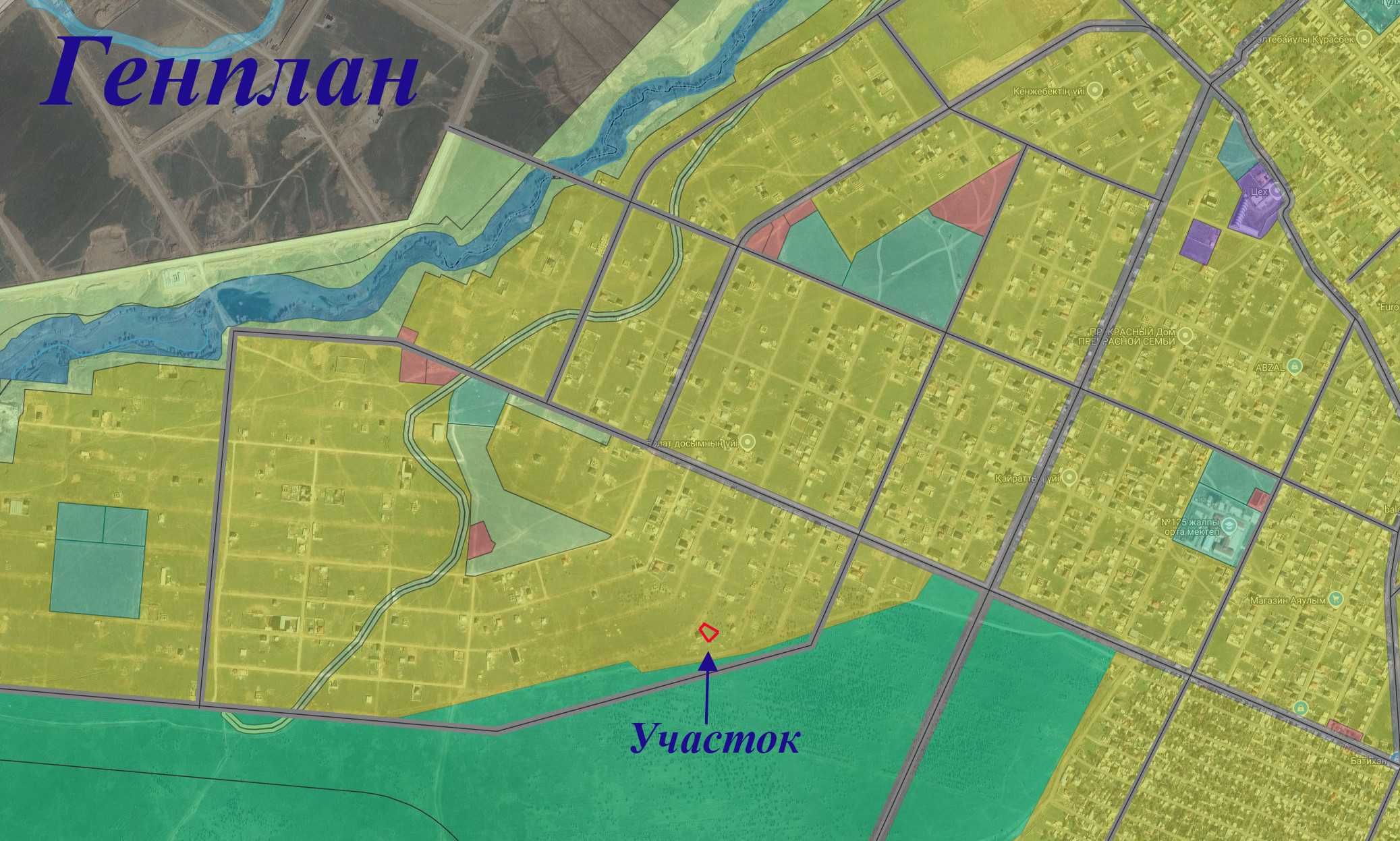 мкр Қайнарбұлақ, Кемел Ақышев көшесі, участок №240 - 10 соток