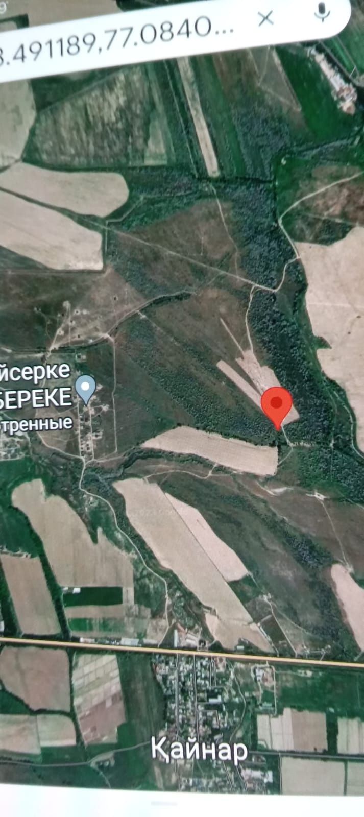 Продам участок в близи села байсерке