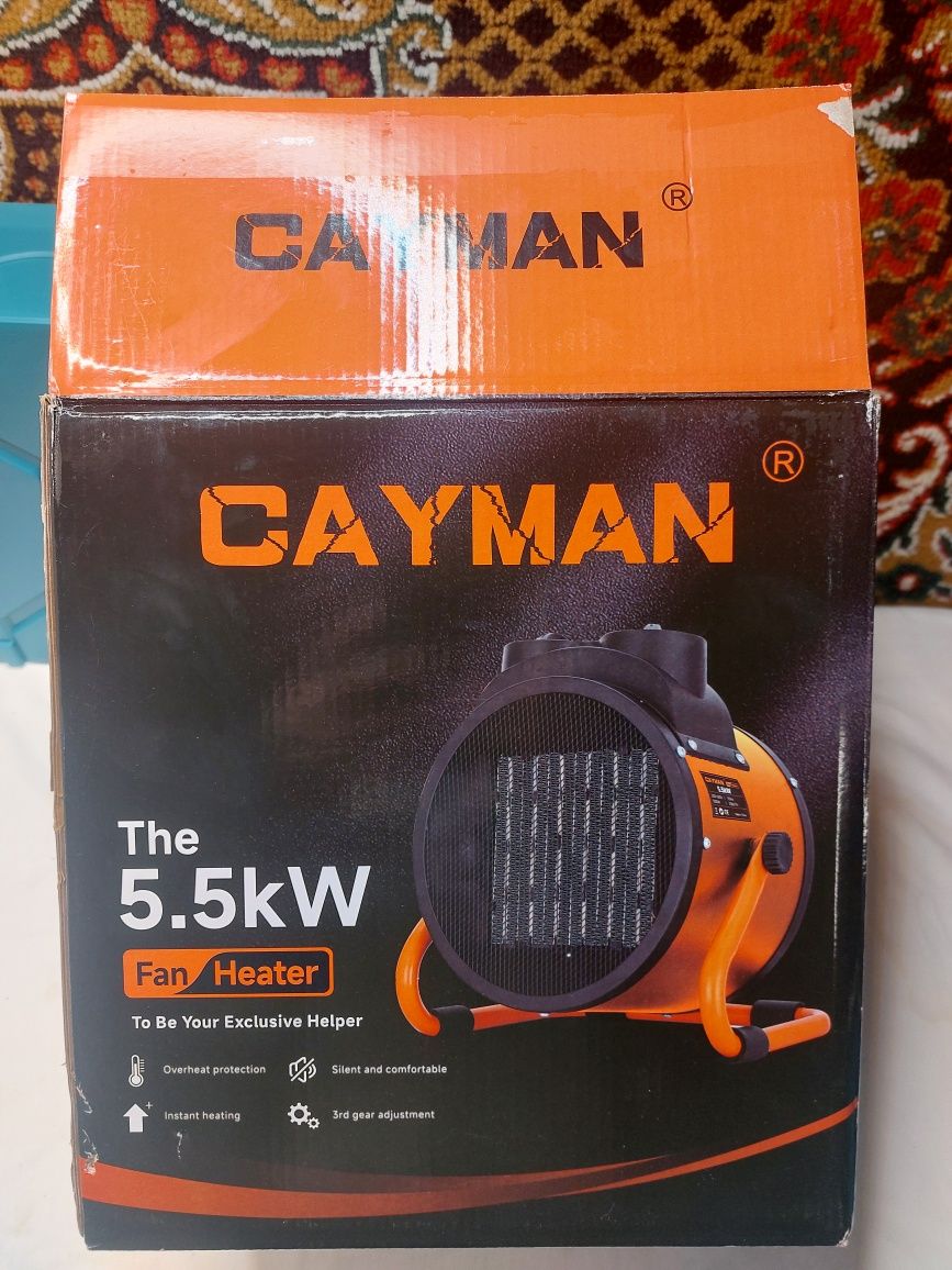 Тепловентилятор cayman 5,5 квт