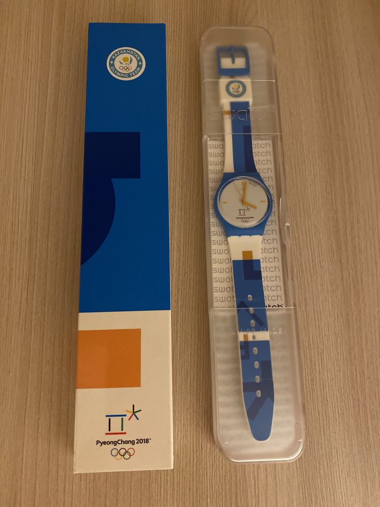 Часы наручные SWATCH: Olympic Winter Games PyeongChang 2018.