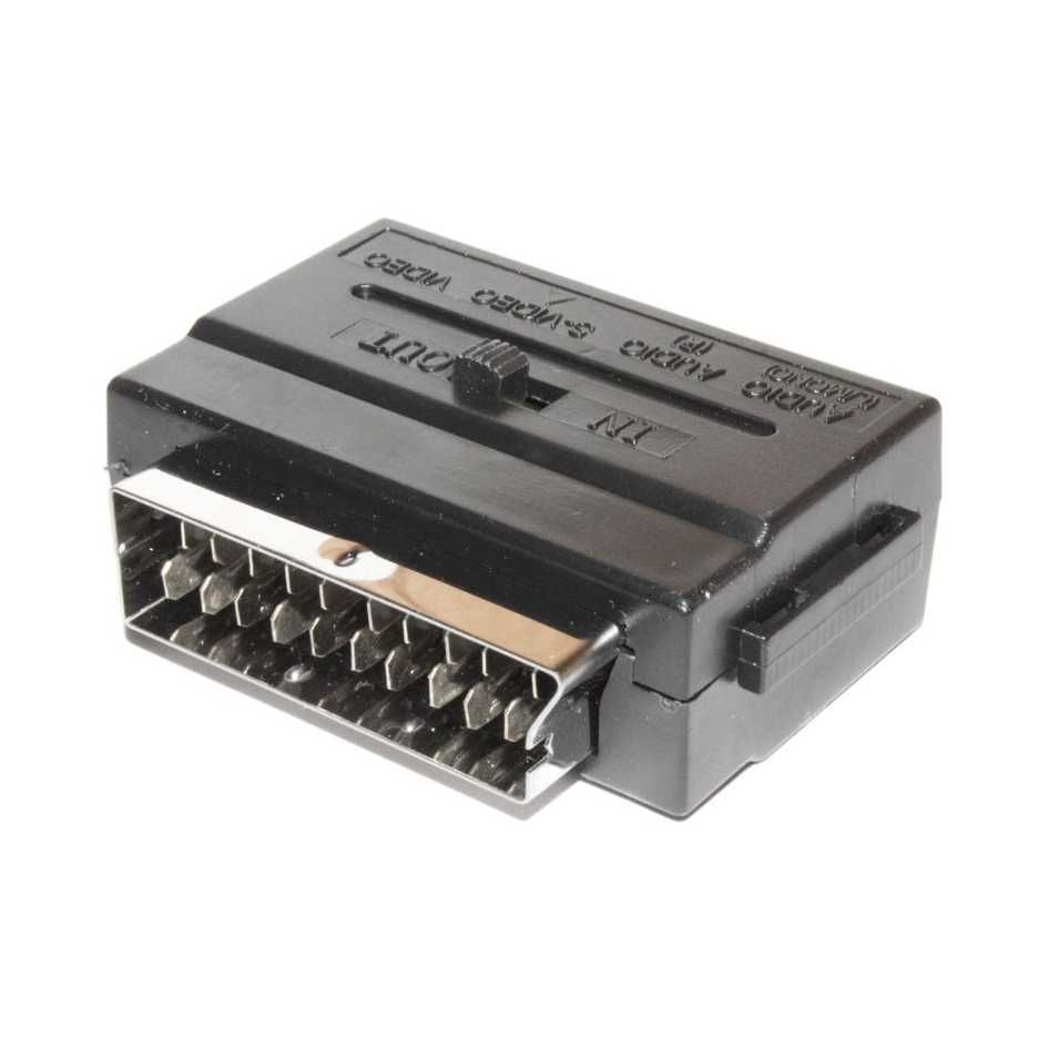 Двунаправленный переходник Scart (Скарт) — 3 RCA + S-Video
