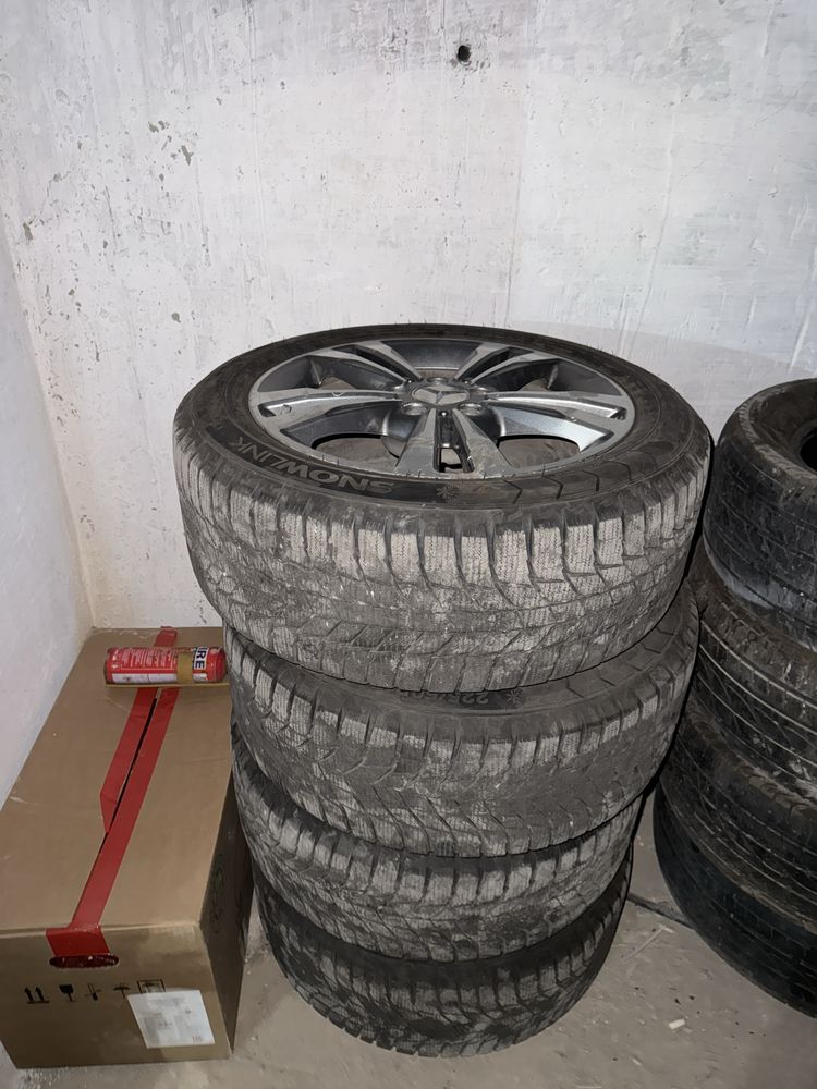 Шины с дисками от мерседес 225/50/17