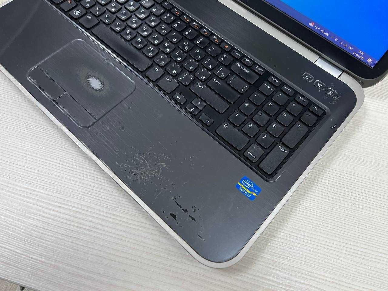 Большой экран Dell Core i5/озу 6гб/SSD 128/HDd 500/Дешевый ноутбук
