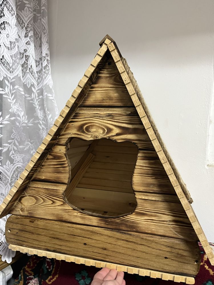 Домик для животных, эко домик, когтеточка, домик для кошек