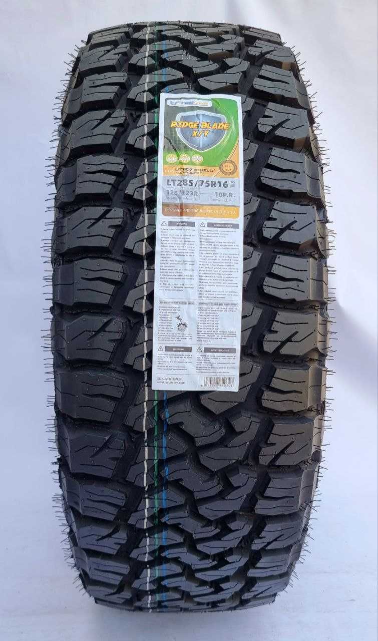 285/75R16 LT 116/113R 10PR боковая в 3 слоя  — TESCHE RIDGE BLADE X/T