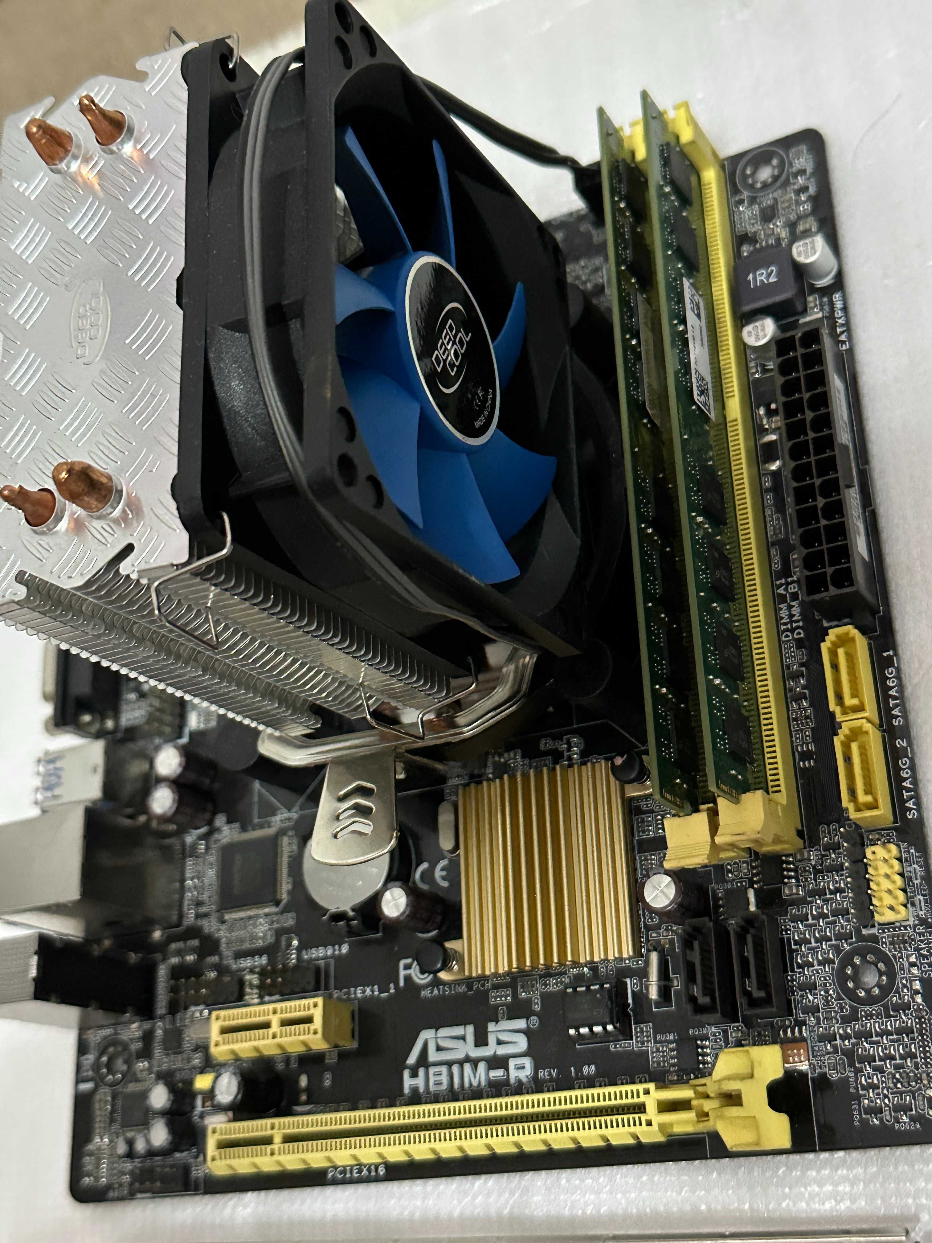 Материнская плата ASUS i5-4460 LGA1150 DDR3 16Gb + кулер