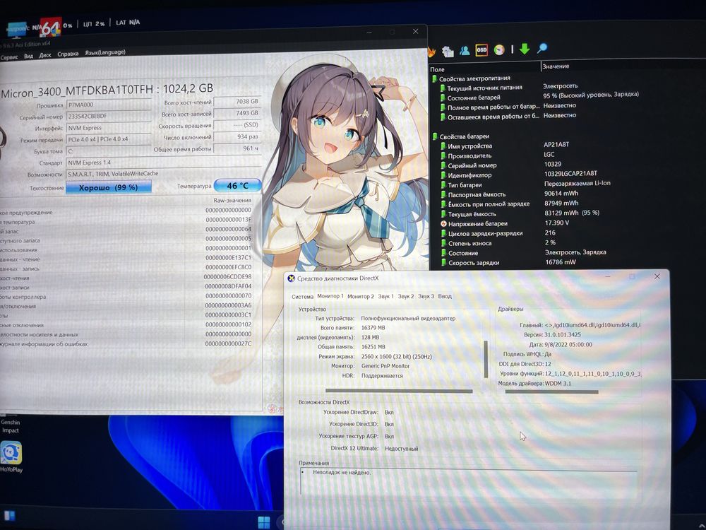 Acer Predator16-MiniLed 4080/64Gb/1Tb