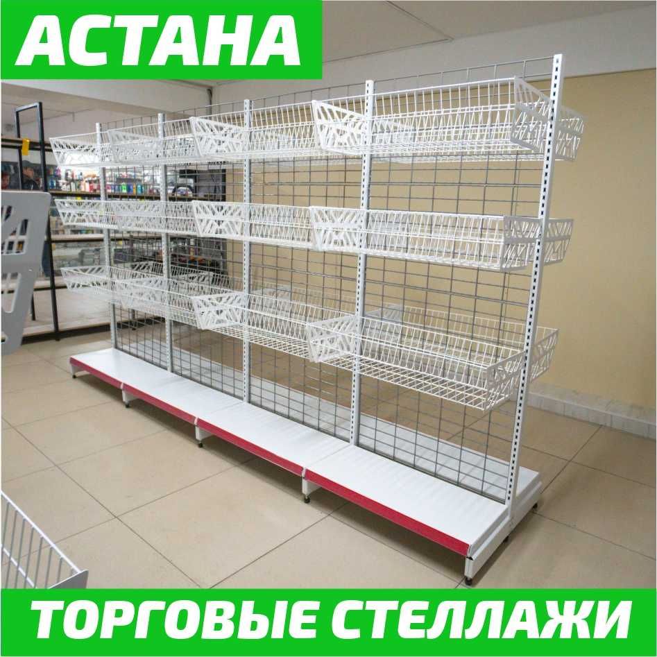 Металлический стеллаж сборный, торговые стеллажи, железная мебель kats