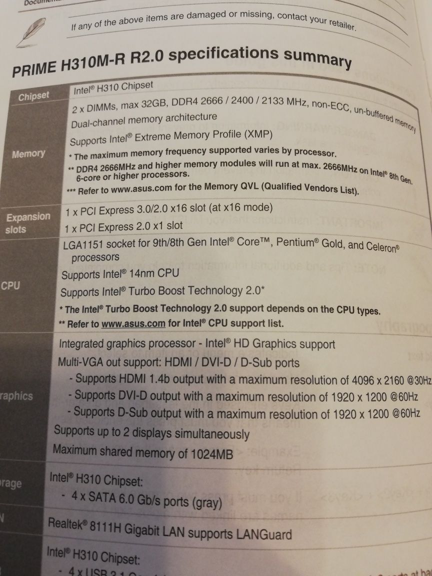 Продам материнскую плату ASUS PRIME H310M-R R2, 1151 ЗА 12000 тенге