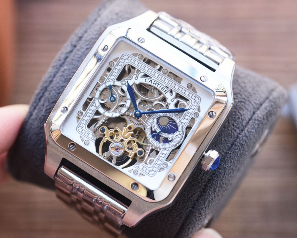 Cartier мужские premium lux часы